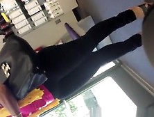 Blonde Big Ass In Tight Jeans Pants