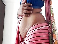 Swetha Tamil Fiance Wearing Babe Saree