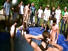 Big Fat Gay Men Porn Party As Penalty For Losing These Unfortunate