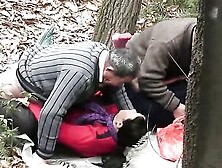 Those Kinky Couples Are Having Swinging Sex Party In The Woods