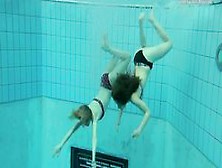 Nastya Enjoys Libuse Underwater