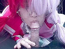 Diva Uta In Glasses Takes Him To A Virtual Space To Gokkun Blow His Dick - One Piece