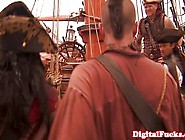 Pirate Babe Pleasing Captains Cock With Her Moist Pussy