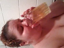 My Sister Drinking Her Piss