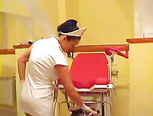 Naughty Nurse Fucks A Guy In The Doctor's Office