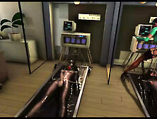 Citor3 3D Vr Game Latex Nurses Pump Seamen With Vacuum Bed And Pump