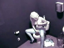 Girl Caught Masturbating In The Toilet