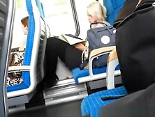 Dude Wanking And Flashing His Cock In Train