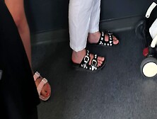 Arab Hotties With Sexy Candid Feet Captured In Public