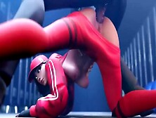 Fortnite Porn Ruby Ass-Sex Doggystyle 3D Animation