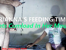 Marianna's Feeding Time 2 - Gets Cumload In Her Mouth