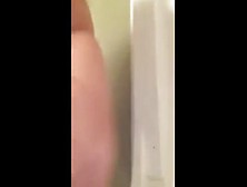 Blonde Teen Masturbate In Bathroom. Mp4