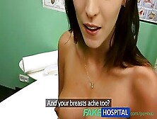 Silvie Deluxe's Massive Natural Tits Get Examined By A Busty Nurse In Fake Hospital Pov