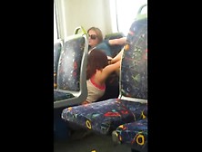 Girls Caught Having Sex On A Train