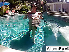 Alison Tyler In Buxom Alison Tyler Takes A Bath And Rubs Herself Down - Alisontyler
