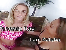 Hawaiian Teen,  Lani Kaluha And Her Pretty,  Bisexual,  Blonde
