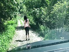 Amateur Girl Fucked While Hiking In The Forest