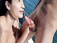 Fucking My Boyfriend Outdoors On A Yacht Salome Gil