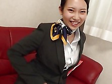 Naughty Asian Teen Stewardess Uniform Sex