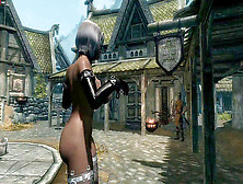 Skyrim Bondage & Discipline Escapade,  Large Hooters