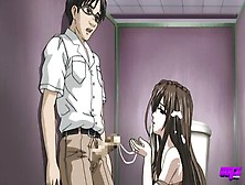 Anime Schoolgirlubs Clit On Classmate Thinking Of Her Stepbro