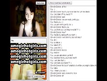 #14 Chatroulette Teen Opens Her Mouth For My Cum