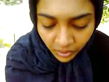 Bangali Hijab Beauty On Date Sucking