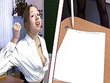 Teacher Scoff After Classes | Point Of View Roleplay Joi In Russian | Humiliation