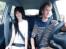 Cheating Bf On Back Seats Of Mr Pussylicking Car - Twat Licking And Pounding - Massive Jizz Flow