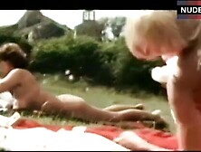 Mireille Darc Nude Sunbathing – Fleur D'oseille