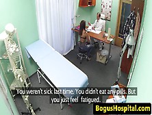 Orally Pleasured Patient Pussyfucked By Doc