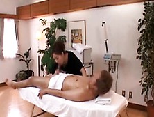 Asian Massage Therapist Gives Massage And Bj