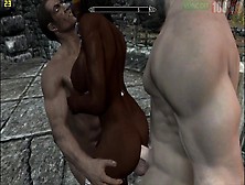 Skyrim Fresh Chick Thane Harassed Used And Nailed In The City Part Two