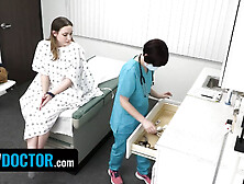 Perv Doctor - Hot Teen Offers Her Cunt To Horny Doctor In Exchange For Some Prescription