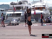 Public Slut Whipped Outdoor By Domina