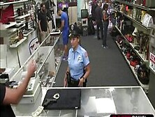 Sexy And Big Boobs Police Woman Selling Her Firearm Gets Fucked