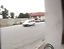 Cock Hungry Blonde Fucked By The Road Side