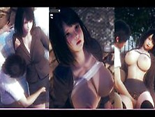 [Hentai Game Honey Select 2]Have Sex With Big Tits Office Worker. 3Dcg Erotic Anime Video.