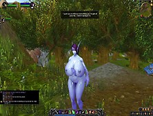 Kittiocat Milking With Her Void Elf Warcraft Joi B