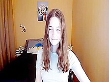 Busty Petite Skinny Teen Babe Webcam Solo Tease