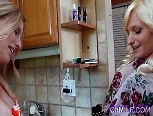 Sexy Blonde Milfs Slow Licking Sweet Pussy