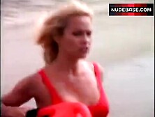 Pamela Anderson Rans In Swimsuit – Baywatch