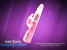 A&e Eve's Naughty Rabbit Vibrator For Clitoral &