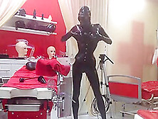 Spending Some Time At The Amazing Latex/rubber Dungeon Studio Black Fun In Germany.