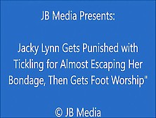 Jacky Lynn Tickled And Teased While Bound Wrists To Ankles - Hd