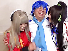 Cosplay Cum Whore Blows And Bones Guys That Jizz Her Up