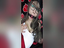 April Hylia Mouth Gag School Girl