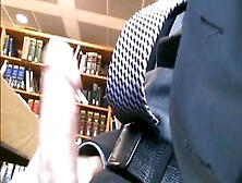 Str8 Men Jerking At The Library