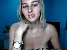 Blonde Kendall White Solo Striptease Porn
