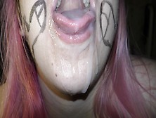 Ex-Wife Swallow Monstrous Cumshots! Cheating,  Teenie-Ex-Wife With Mouthful Of Jizz!
